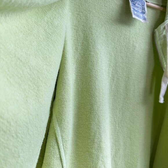 Jungmaven Size XL Light Green Full Zip Hooded Sweatshirt Hemp Cotton Organic EUC - Picture 5 of 6